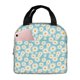thumbnail image 1 of Balery Daisy Floral A Bolsa de Almuerzo Aislada – Caja de Almuerzo con Papel de Aluminio Grueso, Mantiene la Comida Fresca por 4 Horas, 1 of 8
