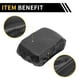 thumbnail image 5 of Cubierta de reposabrazos Unique Bargains para Chevrolet de cuero de microfibra con fibra de carbono en el medio negra, 5 of 6