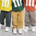thumbnail image 5 of Toddler Baby Long Bloomers Soft Cotton Linen Casual Elastic Harem Pants Trousers, 5 of 6