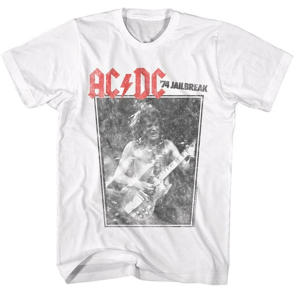 AC/DC Jailbreak White Adult T-Shirt