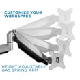 thumbnail image 2 of Mount-It! Triple Monitor Desk Mount w/ USB & Audio Ports | MI-2753, 2 of 4