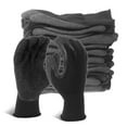 thumbnail image 5 of EvridWear 12 Pairs Black Latex Rubber Coated Safety Work Gloves Men Women Construction Warehouse Gardening (XS), 5 of 11