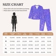 thumbnail image 4 of Daiia Purple Glitter for Women's Long-Sleeved Pajama Set – Soft & Comfortable Sleepwear Button-Up Pajamas Cozy Lounge Wear-Small, 4 of 7