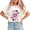 1-White, variant on Classic Q Card Queen Trendy Retro Women's Graphic Tee Crew Neck Short Sleeve Statement Shirt