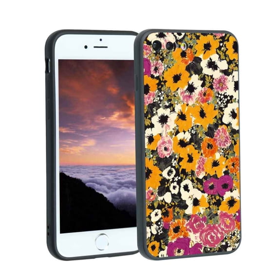 Floral999 Phone Case, Degined for iPhone 7 Plus Case Men Women, Flexible Silicone Shockproof Case for iPhone 7 Plus