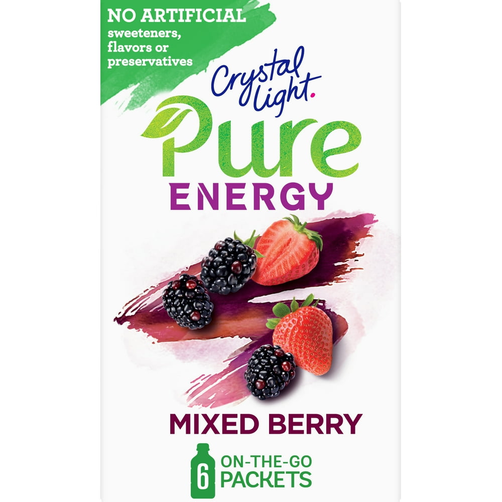 Crystal Light Pure Energy Mixed Berry Naturally Flavored Powdered Drink