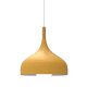thumbnail image 1 of Lampara De Techo Colgante Macaron Retro Con Madera 30 Cm de Diámetro ilios innova  Amarillo, 1 of 9