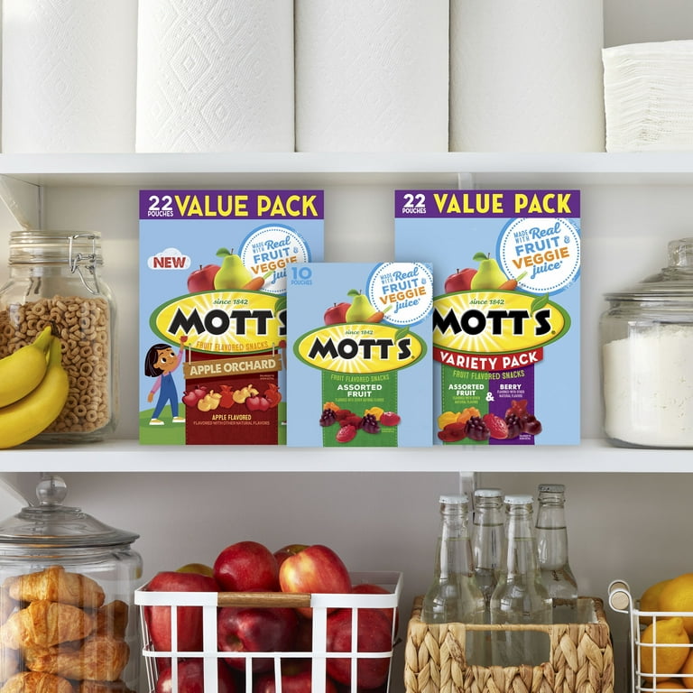 Mott's Assorted Fruit Flavored Snacks Juice Variety Pack
