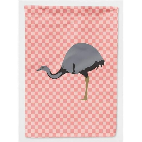 Caroline's Treasures BB7923GF Rhea  Pink Check Flag Garden Size , Small, multicolor