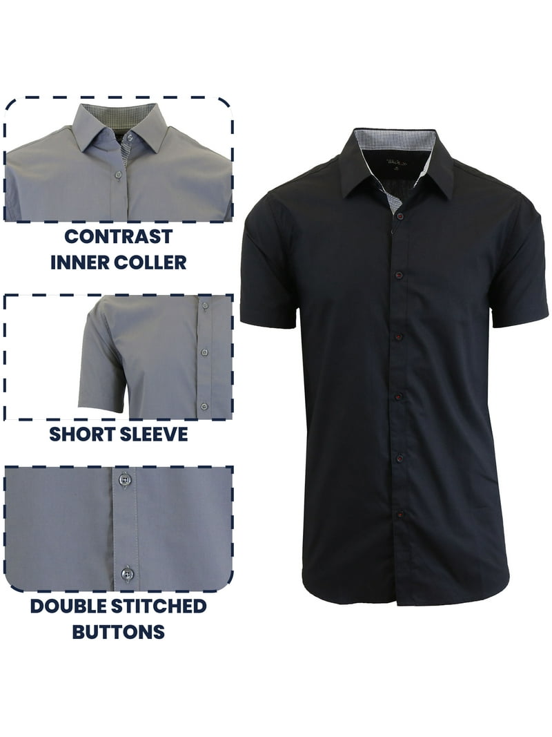 mens dress shirts 3 pack Amazon.com: MLYENX 3 Pack Mens Linen Shirts Button Down Short Sleeve Shirt  Casual Summer Beach Vacation Tops with Pocket : Clothing, Shoes & Jewelry