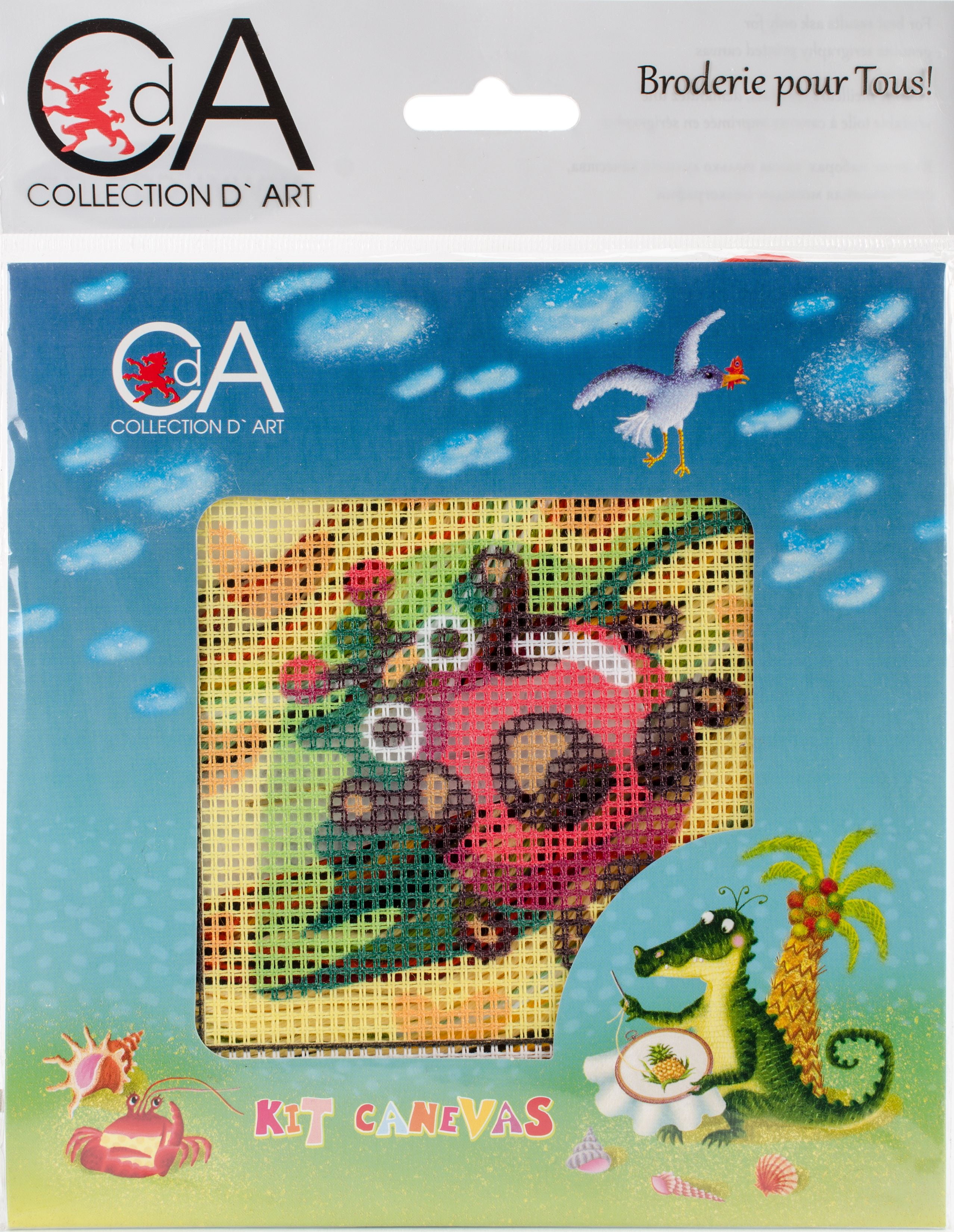 Collection D'Art Stamped Needlepoint Kit 15X15cmLadybug