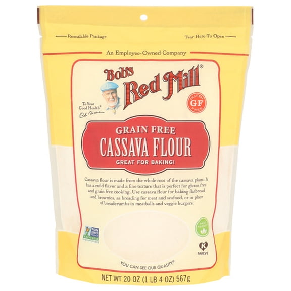 (Pack of 4) Bob's Red Mill Cassava Flour 20 Oz