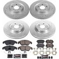 thumbnail image 3 of PowerStop Front and Rear Z23 Evolution Sport Carbon-Fiber Ceramic Brake Pad and Drilled & Slotted Rotor Kit Fits: AUDI Select Models K6141, 3 of 10