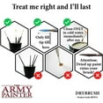 thumbnail image 2 of The Army Painter Brush: 3pcs Drybrush - Hobby Miniature Model Paint Brush Set with Synthetic Nylon Hair - Model Brushes, 2 of 5