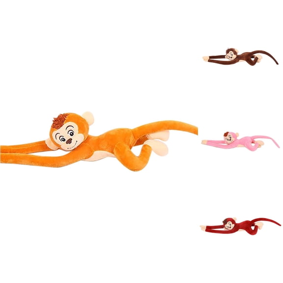 Monkey Stuffed Animal Plush Toy Adorable Super Soft Cute for Kids Boys Girls Adults Birthday Gift Bedroom Decor Nursery Decor Bedtime Companion