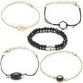 thumbnail image 2 of Fiudx Brazalete de Cristal, Pulsera de Cuerda Ajustable, Joyería Delicada para Mujer, Accesorio de Moda para El Día a Día, Regalo para Ella, Ideal para Cualquier Ocasión, Incluye 1 Juego., 2 of 6
