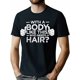 thumbnail image 1 of Humorous Bald Men's Graphic Tee - "with a Body Like This, Who Needs Hair?" Printed Cotton T-Shirt - Casual Crew Neck, Short Sleeve - Perfect Dad Gift, Unique Body Positivity Apparel, 1 of 7