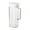 White, variant on Plastic Pitcher with Lid, Fridge Water Carafe Jug with Handle for Hot/Cold Beverages - Water, Cold Brew, Iced Tea & Juice, Clear