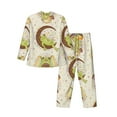 thumbnail image 2 of Kll Frogs Sleepwear Mens Flannel Pajamas,Long Cotton Pj Set, 2 of 9