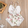 thumbnail image 2 of Franhais Baby Summer Sleeveless Romper Floral Print Patchwork Jumpsuit, 2 of 6