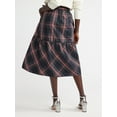 thumbnail image 4 of Free Assembly Women's Belted Midi Skirt, Sizes 0-22, 4 of 8