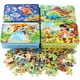 thumbnail image 2 of Rompecabezas de madera para niños, rompecabezas de 60 piezas con forma de caja de hierro, rompecabezas para jardín de infantes, educación temprana, juguete de madera, 2 of 5