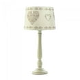 thumbnail image 1 of Gallery of Light 10018335 Vintage Hearts Ceramic Table Lamp, 1 of 2