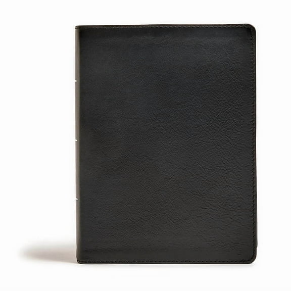 CSB Tony Evans Study Bible, Black Genuine Leather: Study Notes and Commentary, Articles, Videos, Easy-To-Read Font (Hardcover)
