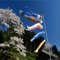 thumbnail image 1 of Japanese Koinobori, Symbol Of Strength And Courage, Decorative Windsock For Outdoor Decoration In Gardens, Restaurants, And Festivals, 1 of 5