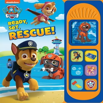 PI Kids Nickelodeon Paw Patrol: Ready, Set, Rescue! Sound Book (Board book)
