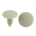 thumbnail image 2 of Unique Bargains 100 Pcs Brown Plastic Push Type Rivets Fastener Cars Door Trim Panel Clips 7.5mm, 2 of 2