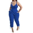 thumbnail image 1 of B91xZ Combinaison Décontractée Ample pour Femmes, Bleu, TG, 1 of 5