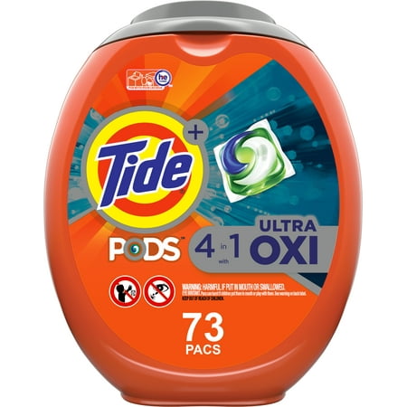 Tide Pods Plus Ultra Oxi, 73 Ct Laundry Detergent (Best Tide Table App)