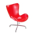 thumbnail image 2 of 1Pc Adorable Hedgehog Mini Chair Creative Lovely Small Animal Toy Plastic Hedgehog Seat (Red), 2 of 7