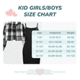 thumbnail image 2 of Mikrdoo 9 Years Kid Girls Outfits 8Y,9Y,10Y,11Y,12Y Big Girls Straps Dress Plaid Print Lapel Collar Cropped Coat 2Pcs Clothes Set Black, 2 of 7