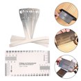 thumbnail image 3 of 10 Pieces Luthier Tools Guitar Bass Measuring Ruler Set Radian Gauge String Pitch And Height Measure Tools String Instruments Setup Repair, 3 of 8