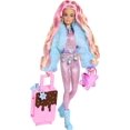 thumbnail image 3 of Barbie Extra Fly Poupée Voyage, tenue de neige, 3 of 6