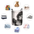 thumbnail image 4 of ZICANCN Laundry Basket Organizer, Woman Portrait Beauty Collapsible Hamper for Bathroom Bedroom Laundry Room, Small Size, 4 of 7