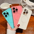 thumbnail image 2 of Magnetic Series Designed for iPhone Case,[Compatible with MagSafe][Military Drop][Four Corner & Camera Lens Protection],Liquid Silicone Anti-Slip Shockproof Cover (White,iPhone 12 Pro), 2 of 7