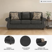Signature Design by Ashley Chatterton Black Sofa