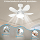 thumbnail image 5 of Ventilador De Techo Lampara 6 Aspas Control Remoto 3 Velocidades, 5 of 8