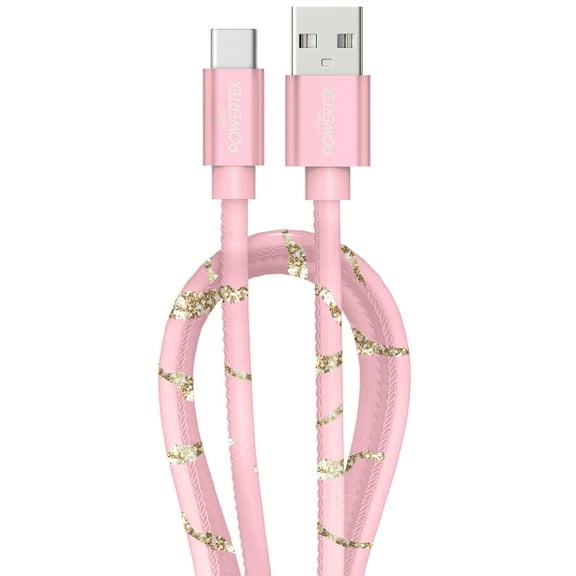 Liquipel Type C Marble Cable - Pink