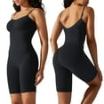 thumbnail image 3 of FITOP Women Slimming Bodysuits Shapewear Tops Solid Sexy Sleeveless Short Leotards Bodycon Jumpsuit, 3 of 5