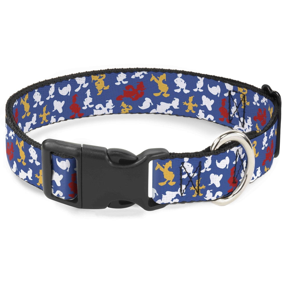 Disney Pet Collar, Dog Collar Plastic Buckle, Donald Duck Face Poses