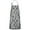 Gray Christmas Tree, variant on Green Christmas Gingerbread and Tree Pattern Apron-Garden Aprons for Women with Pockets-Cotton Linen Waterproof Kitchen Cooking Gardening Aprons Adjustable for Kitchen,Cooking,BBQ and Salon 33"x27"