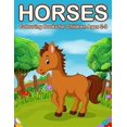 thumbnail image 1 of Pre-Owned Horses Colouring Books for Children Ages 2-9: Cute Horse and Pony Colouring Books for Girls and Boys, 1 of 1