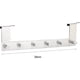 thumbnail image 2 of Gancho de puerta de acero inoxidable Axentia 8 x 39 x 11 cm - Armario colgante con 6 ganchos para la entrada al baño de la cocina - Porta paños de cocina Porta toallas Vhermosa MZQ-0052, 2 of 6