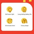 thumbnail image 5 of Mcdonald's Lamp Rechargeable Cordless Night Light Bedside Sign Cute Decoration Birthday Gifts, 5 of 5
