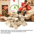 thumbnail image 3 of Unfinished Wooden Alarm Clock Cutouts, Puzzle Unfinished Wood Slices Innovative Decorative 100pcs  for Kids Crafts, 3 of 7