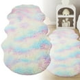 thumbnail image 1 of Sheepskin Rug Soft Shaggy Area Rug Rug Chair Cover Seat Fuzzy Area Rug For Bedroom Floor Sofa Living Room, 1 of 9